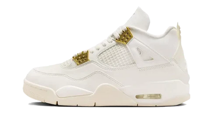 Air Jordan 4 Sail Metallic Gold - FeelTheKicks