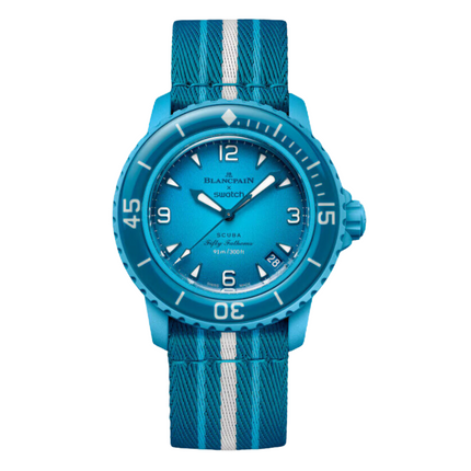 Blancpain x Swatch Scuba Fifty Fathoms Blue Lagoon