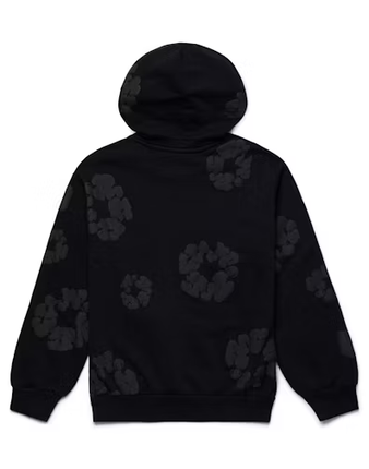 Denim Tears Cotton Wreath Hoodie Black Monochrome