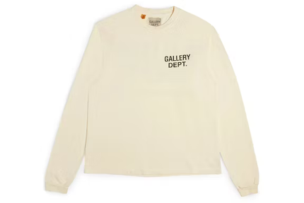 Gallery Dept. Souvenir LS T-shirt Cream