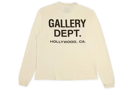 Gallery Dept. Souvenir LS T-shirt Cream