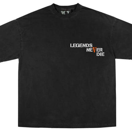 VLONE JUICE WRLD 999 LEGENDS NEVER DIE BLACK T-SHIRT