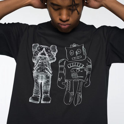 KAWS x Uniqlo Warhol UT Graphic T-shirt Black Robot