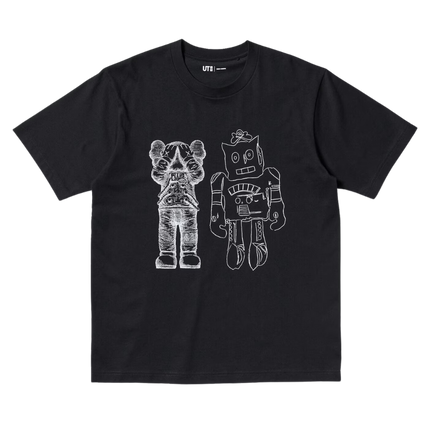 KAWS x Uniqlo Warhol UT Graphic T-shirt Black Robot