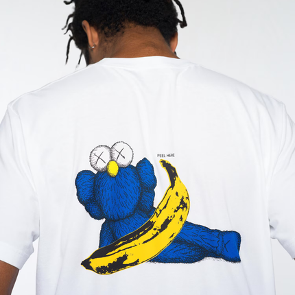 KAWS x Uniqlo Warhol UT Graphic T-shirt White Banana