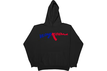 Kodak Black x Vlone 47 Hoodie Black