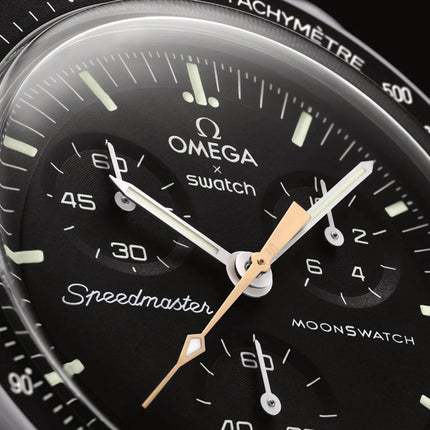 Swatch x Omega Mission to Moonshine Gold Dial