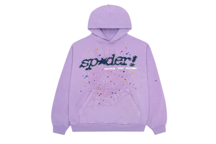 Sp5der Hoodie Purple Acai