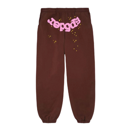 Sp5der Web Classic Sweatpants Brown