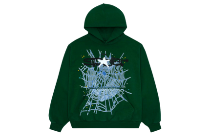 Sp5der Web Hoodie Hunter Green