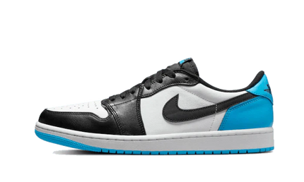 Air Jordan 1 Low Black Dark Powder Blue - FeelTheKicks