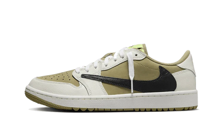 Air Jordan 1 Low Golf Travis Scott Neutral Olive - FeelTheKicks