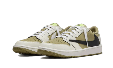 Air Jordan 1 Low Golf Travis Scott Neutral Olive - FeelTheKicks