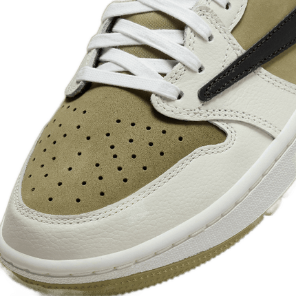 Air Jordan 1 Low Golf Travis Scott Neutral Olive - FeelTheKicks