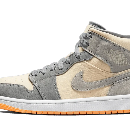 Air Jordan 1 Mid Coconut Milk Particle Grey - FeelTheKicks