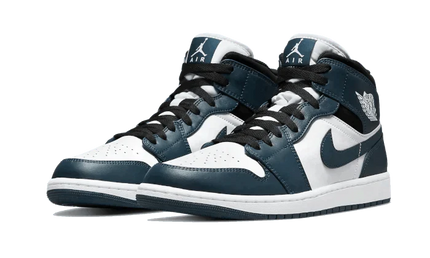 Air Jordan 1 Mid Dark Teal (Armory Navy) - FeelTheKicks