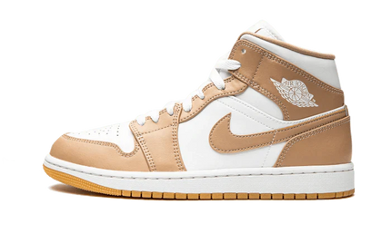 Air Jordan 1 Mid Hemp Tan Gum - FeelTheKicks