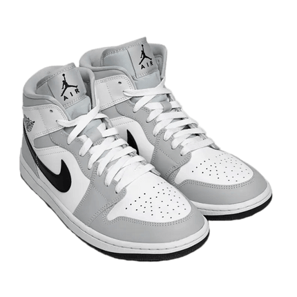 Air Jordan 1 Mid Light Smoke Grey - FeelTheKicks