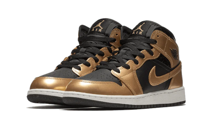 Air Jordan 1 Mid Metallic Gold - FeelTheKicks