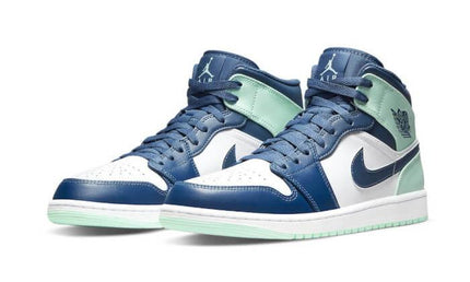 Air Jordan 1 Mid Mystic Navy Mint Foam - FeelTheKicks