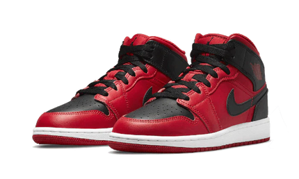 Air Jordan 1 Mid Reverse Bred GS - FeelTheKicks