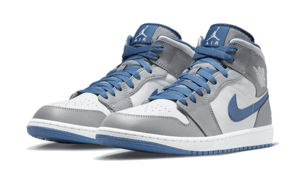 Air Jordan 1 Mid True Blue - FeelTheKicks