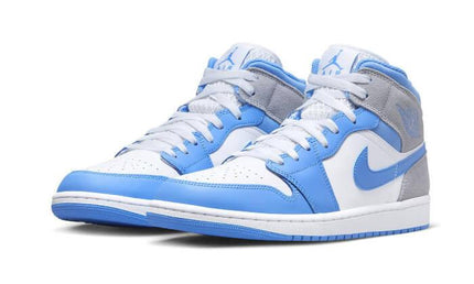 Air Jordan 1 Mid University Blue Grey - FeelTheKicks