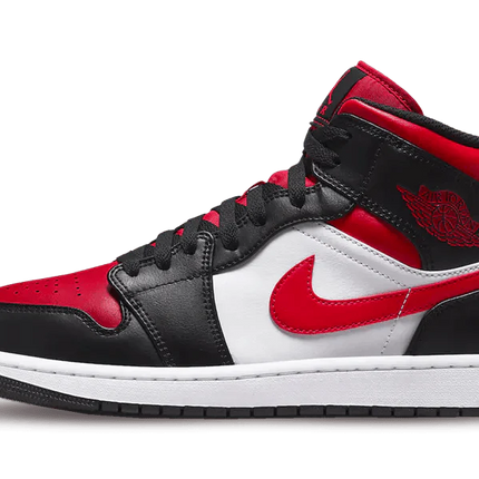 Air Jordan 1 Mid White Black Red - FeelTheKicks