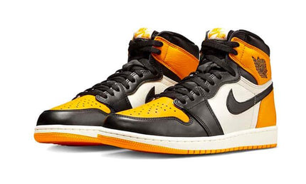 Air Jordan 1 Retro High OG Yellow Toe Taxi - FeelTheKicks