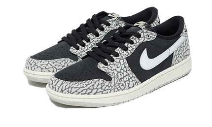 Air Jordan 1 Retro Low OG Black Cement - FeelTheKicks