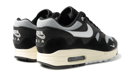 Air Max 1 Patta Waves Metallic Silver White Black - FeelTheKicks