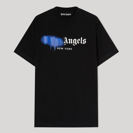 Palm Angels Black Blue "New York" T-shirt - FeelTheKicks