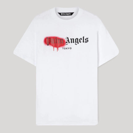 Palm Angels White Red "Tokyo" T-shirt - FeelTheKicks