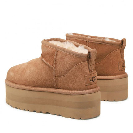 UGG Classic Ultra Mini Platform Chestnut - FeelTheKicks